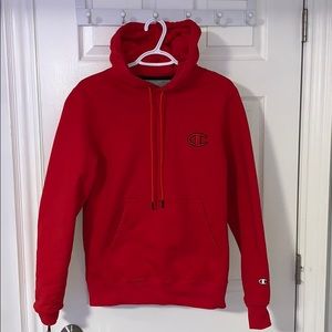 Red Champion Hoodie